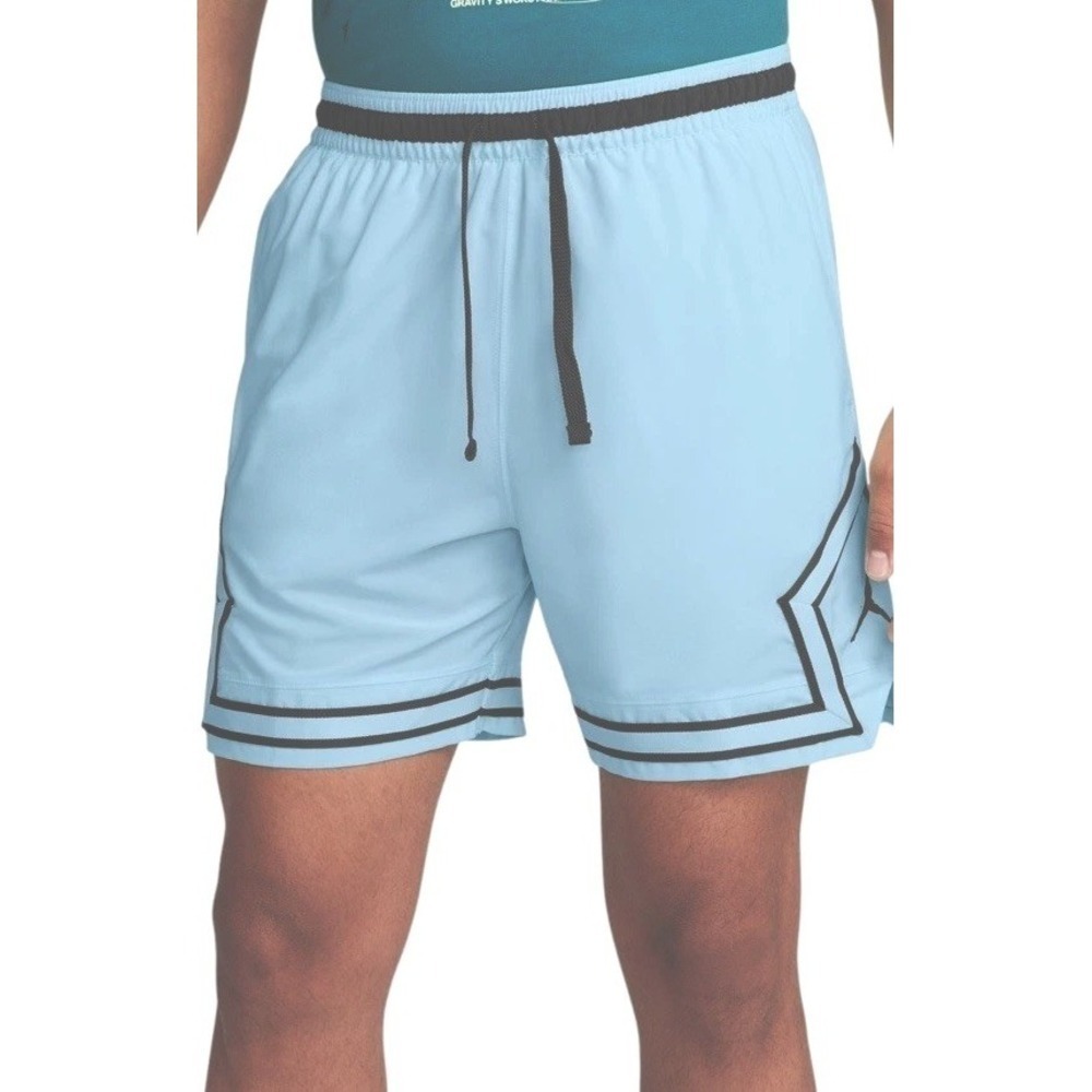 NIKE Air Jordan Dri-Fit ADV Diamond Woven Shorts Blue Men's 2XL *NEW* FN5867-022